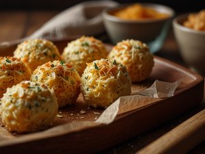 Bolinho de Queijo com Farinha de Amêndoas