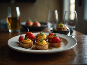 Canapés de Avocado com Salmão Defumado e Cream Cheese