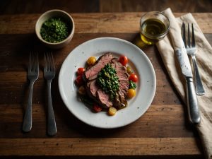 Fraldinha grelhada com chimichurri: A Carne Perfeita para o Dia a Dia